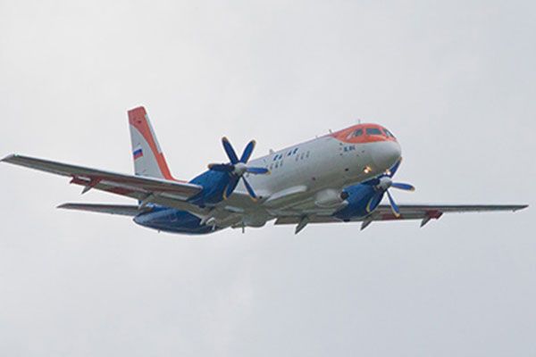 Самолет Ил-114ЛЛ совершил экспериментальный полет над Владивостоком